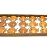 Wall decoration in teak, Denmark 70