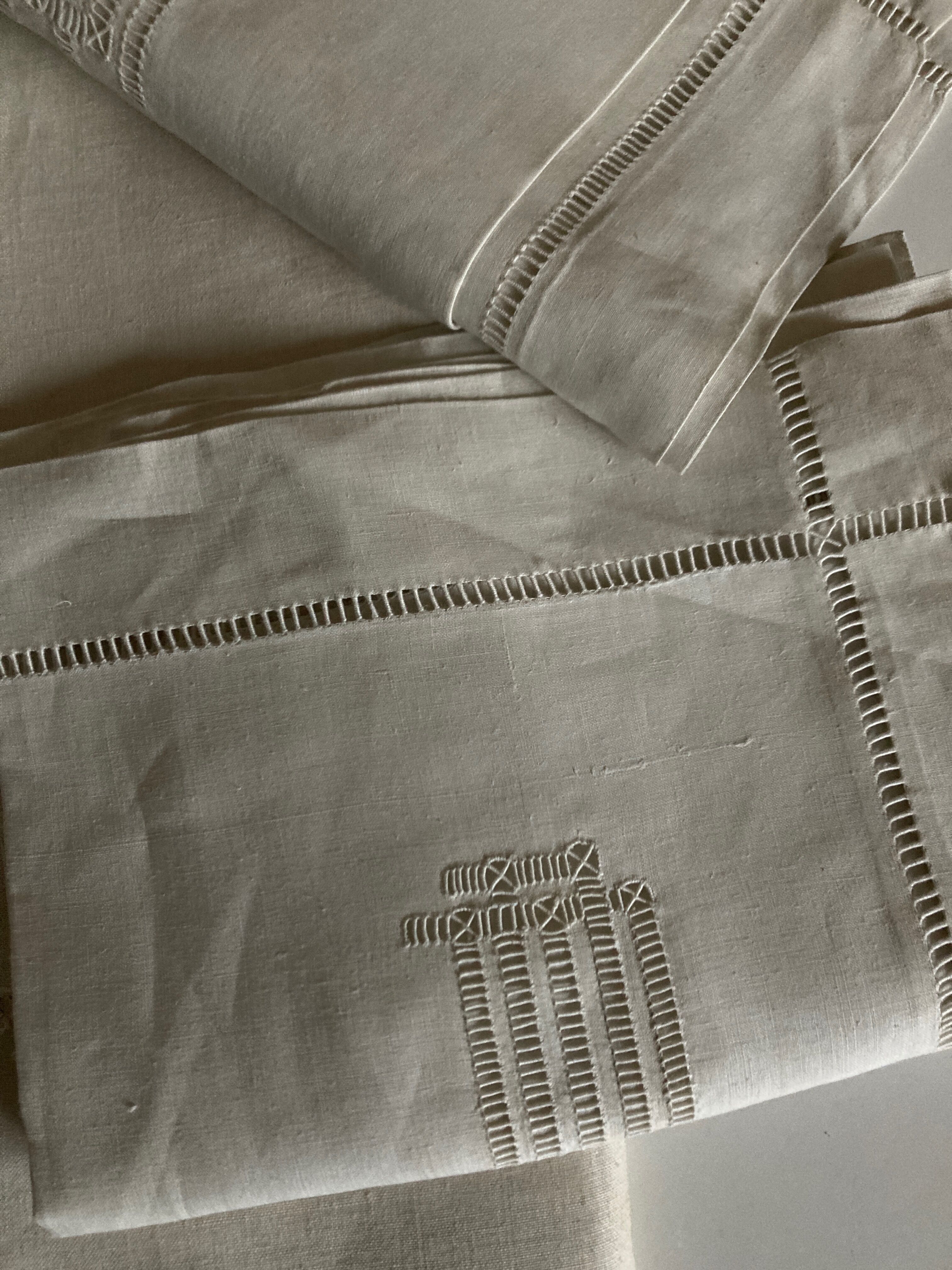 Set sheet and pillowcases reserve trousseau linen days Venice