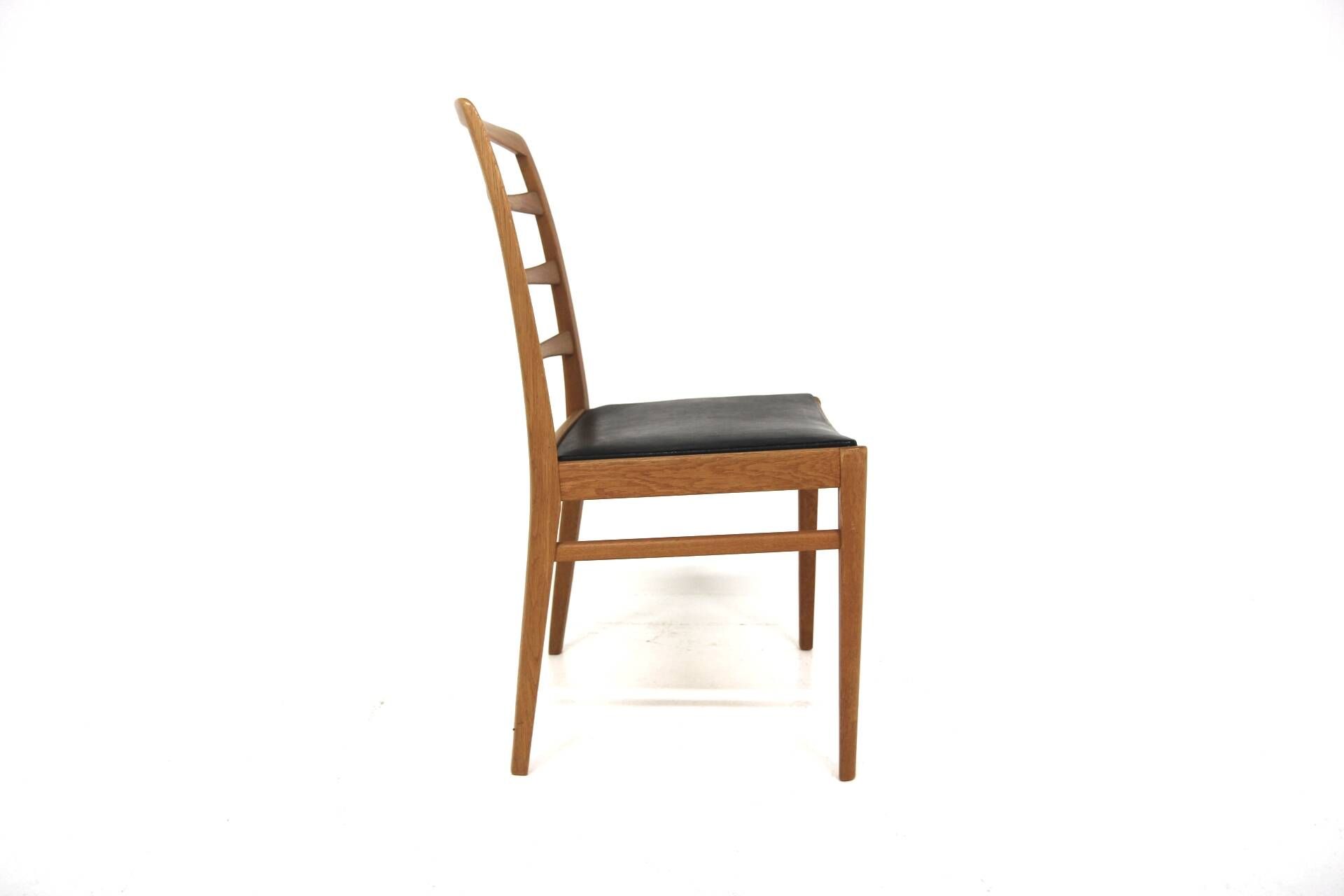 Set of 6 Scandinavian oak chairs "Reno", Bodafors, Sweden, 1960