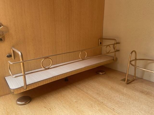 Vintage Formica bar cabinet