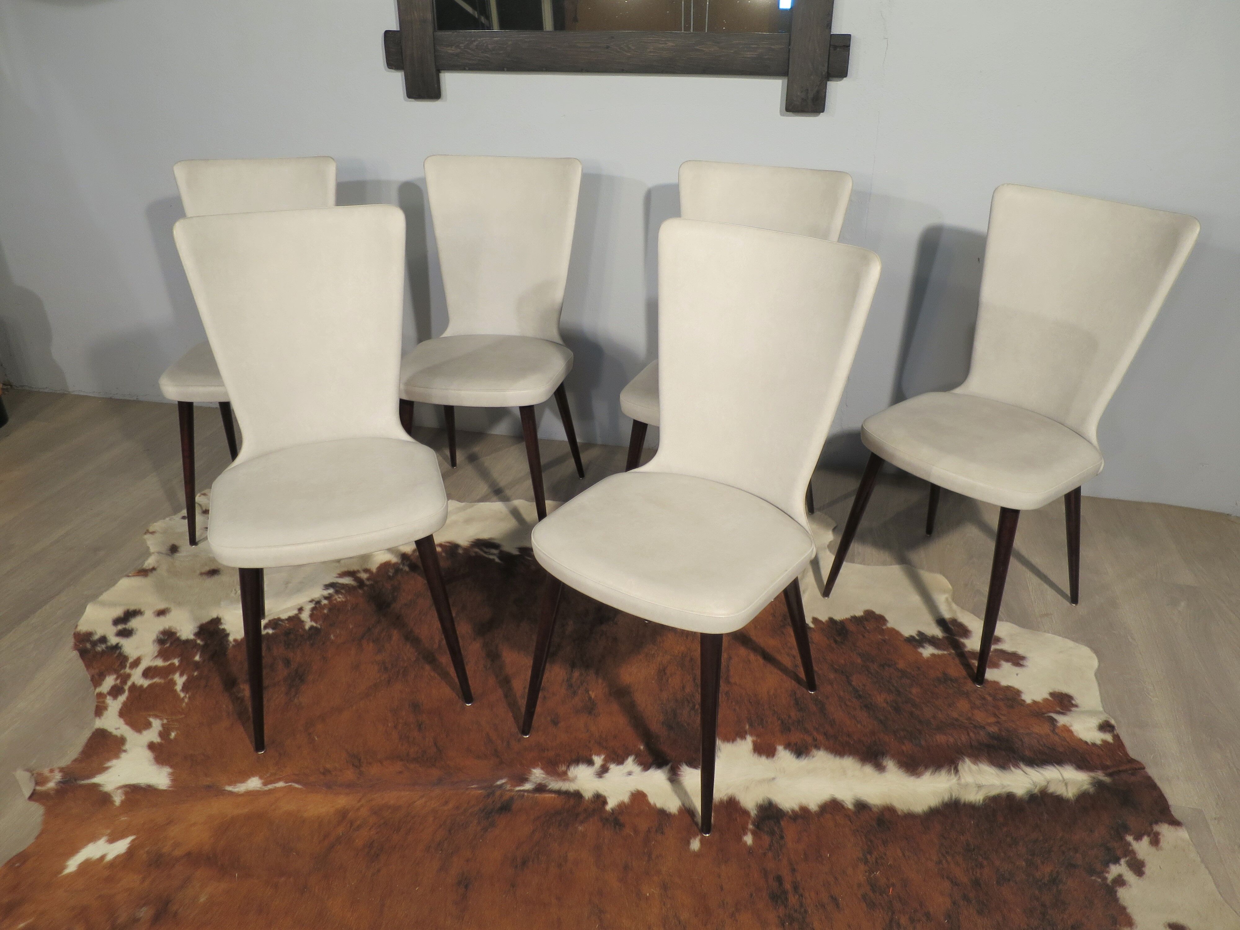 Set of 6 chairs from Salon Corset from 1970