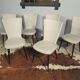 Set de 6 chaises de Salon Corset de 1970