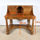 Rare Property Desk, in Walnut, Empire Period – Early 19th Century
