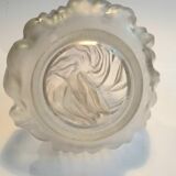 Frosted glass flame lampshade