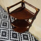 Pair of rattan bedside tables