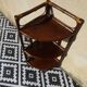 Pair of rattan bedside tables