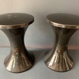 Vintage black tamtam stools
