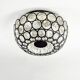 Large Mid-Century Modern Glass Flush Mount/Ceiling Light from Limburg, Germany, 1960s