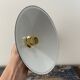 Vintage metal wall lamp electrified to nine