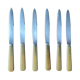 Set of 6 bakelite knives