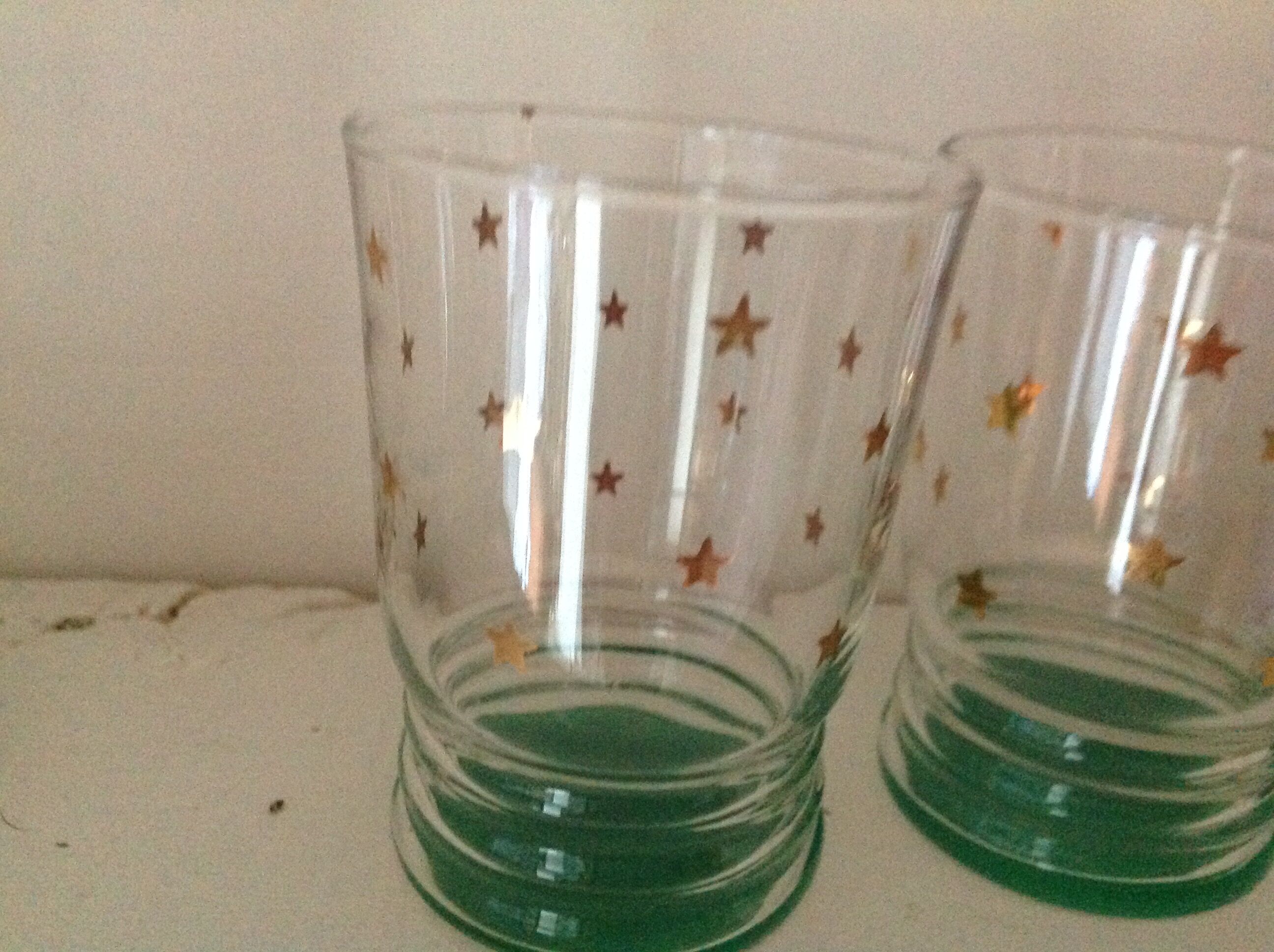 Set of 6 vintage glasses