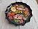 Decorative plate of fish barbotine Vallauris