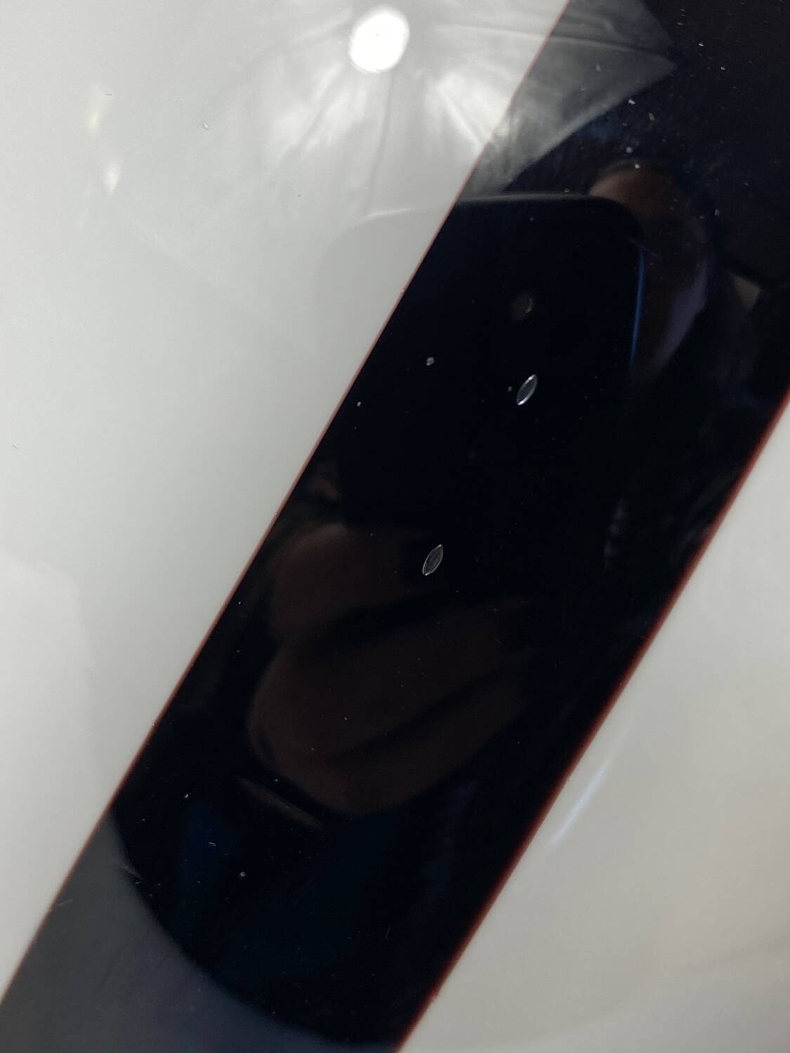 Designer two-tone glass vase