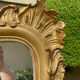 Gold fireplace mirror 184x120cm