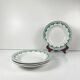 Set of 4 deep plates "Pedro", Sarreguemines, first half of the 20th century.