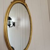 Louis XVI style oval mirror