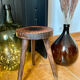 Tripod stool feet compass