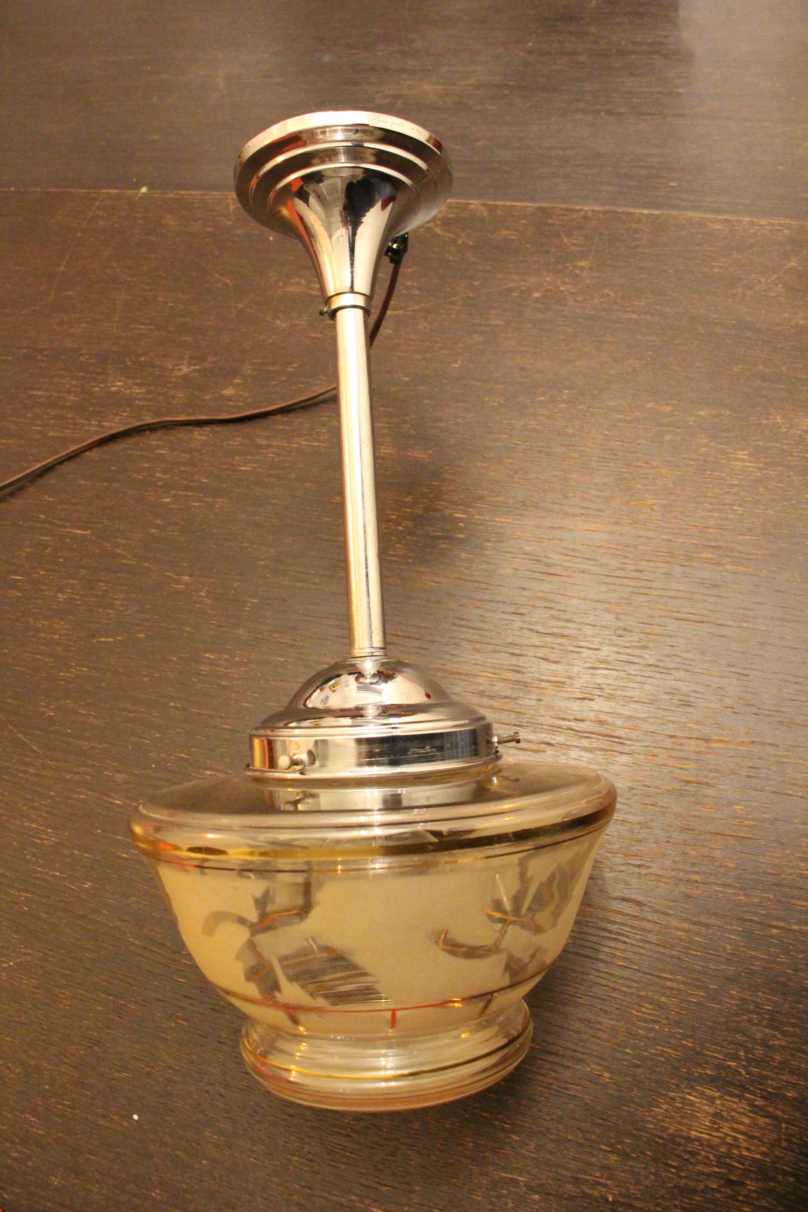 Art Deco Pendant Lamp 1930