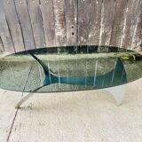 Elliptical coffee table by Knut Hesterberg