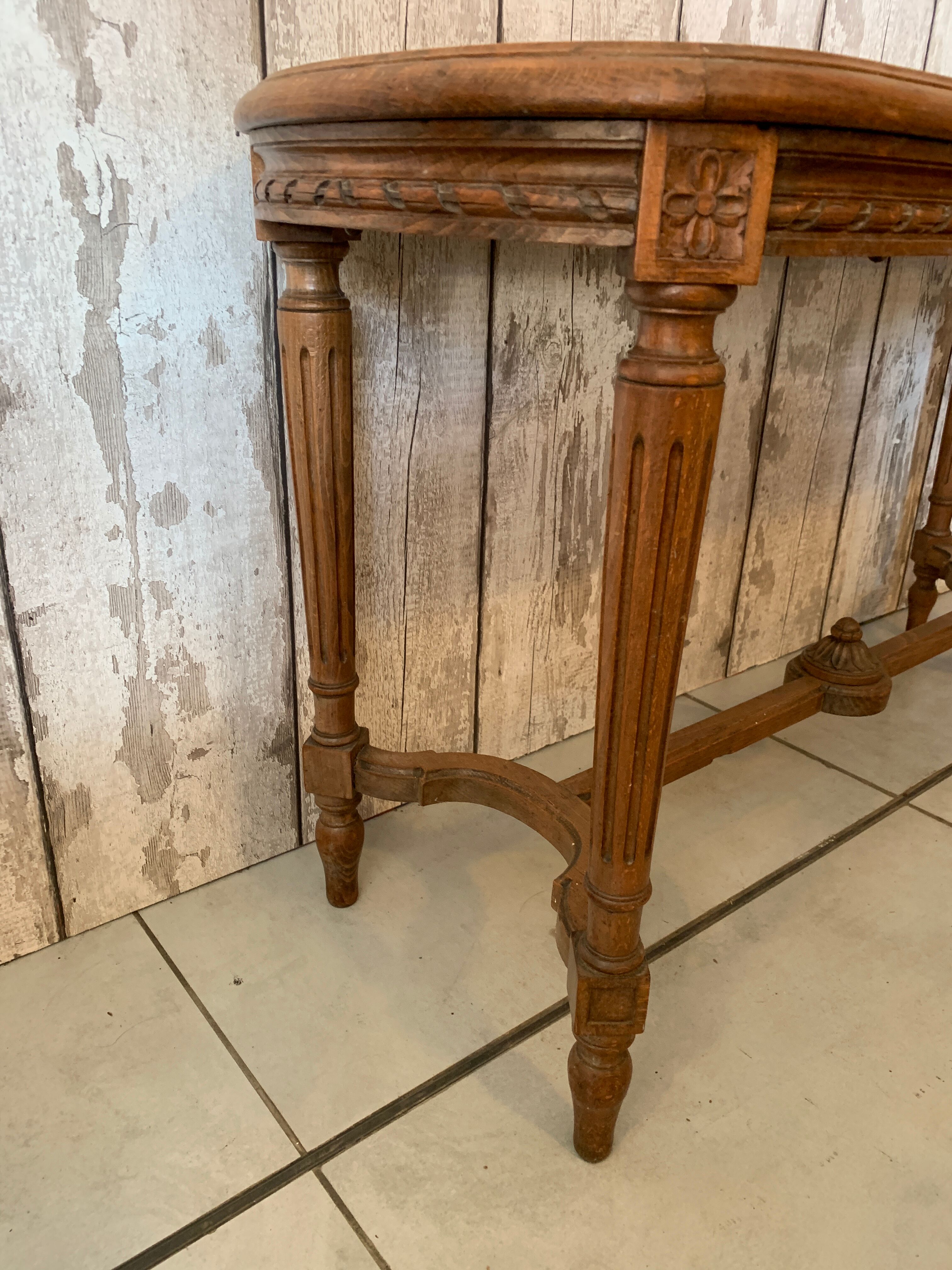 Louis XVI piano bench