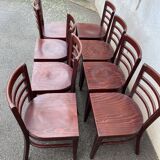 Set of 8 restaurant chairs
