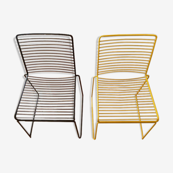 Paire de chaises en métal par Hee Welling pour Hay Design