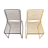 Pair of metal chairs by Hee Welling for Hay Design