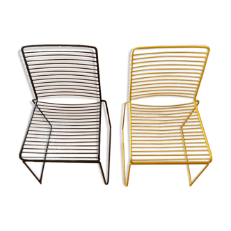 Paire de chaises en métal par Hee Welling pour Hay Design