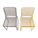 Pair of metal chairs by Hee Welling for Hay Design