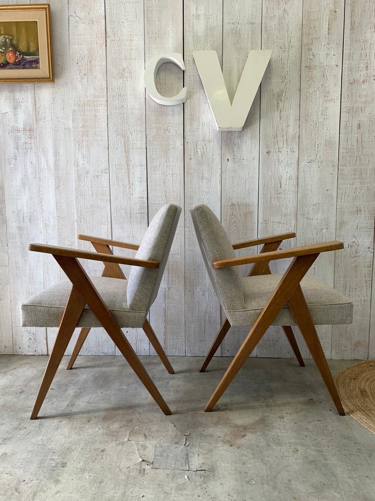 Pair of vintage armchairs