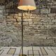 Brass Floor Lamp with Swivel Arm, Germany