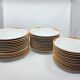 Heinrich Germany complete service in white and orange porcelain Space Age 1970