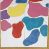 Framed ceramic artwork from the 1990s by Jan Snoeck, Netherlands.