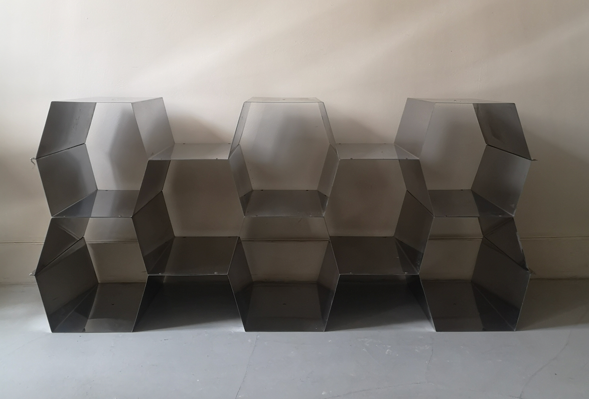 Metal floor library 1970