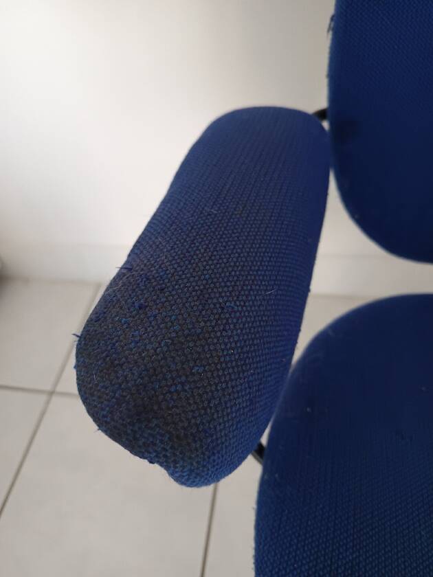 Vintage armchair 1950 gispen blue