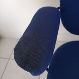Vintage armchair 1950 gispen blue