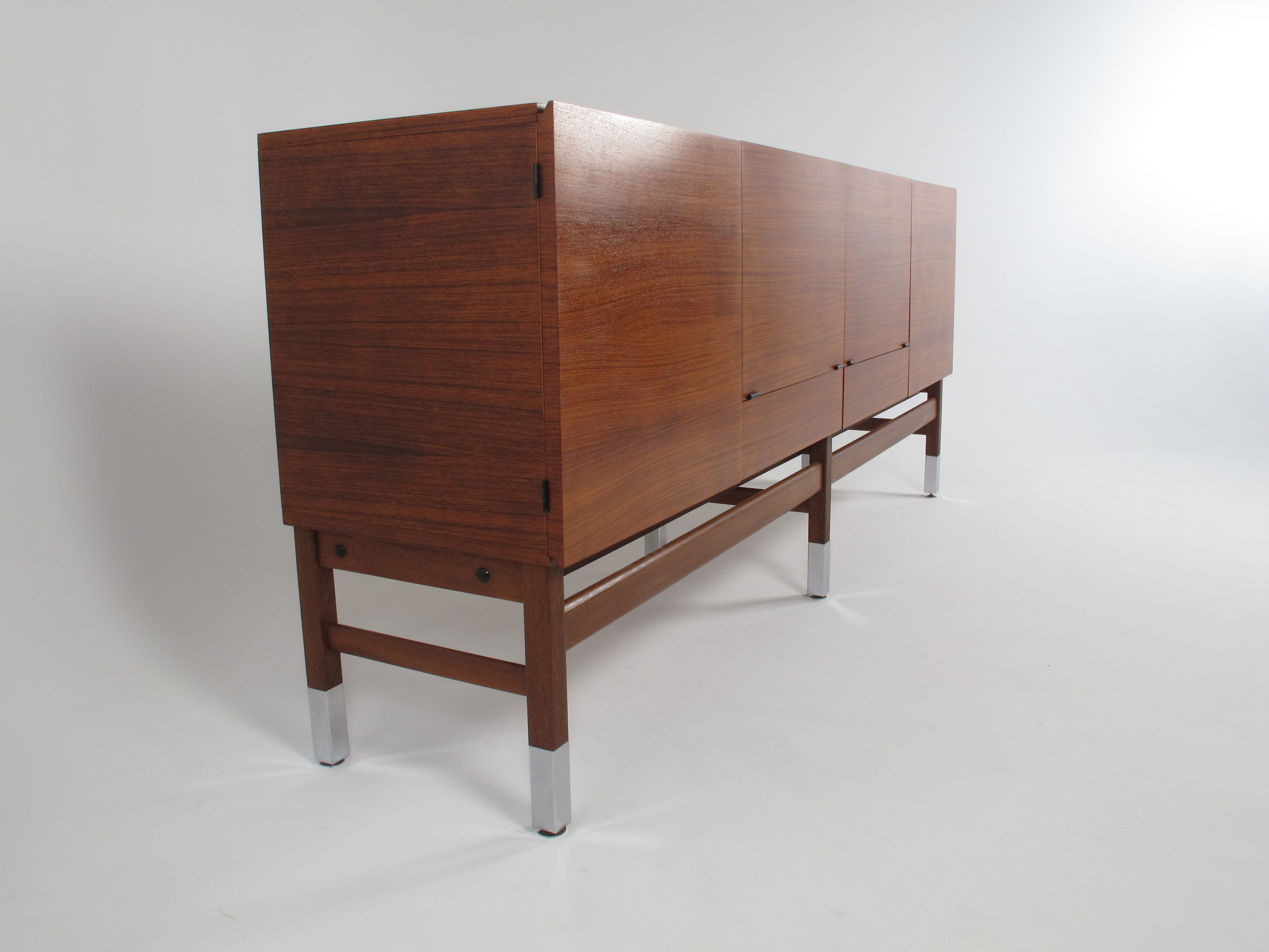 Rosewood sideboard by Robert Debiève for "les Huchers Minvielle"
