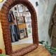 Wicker mirror
