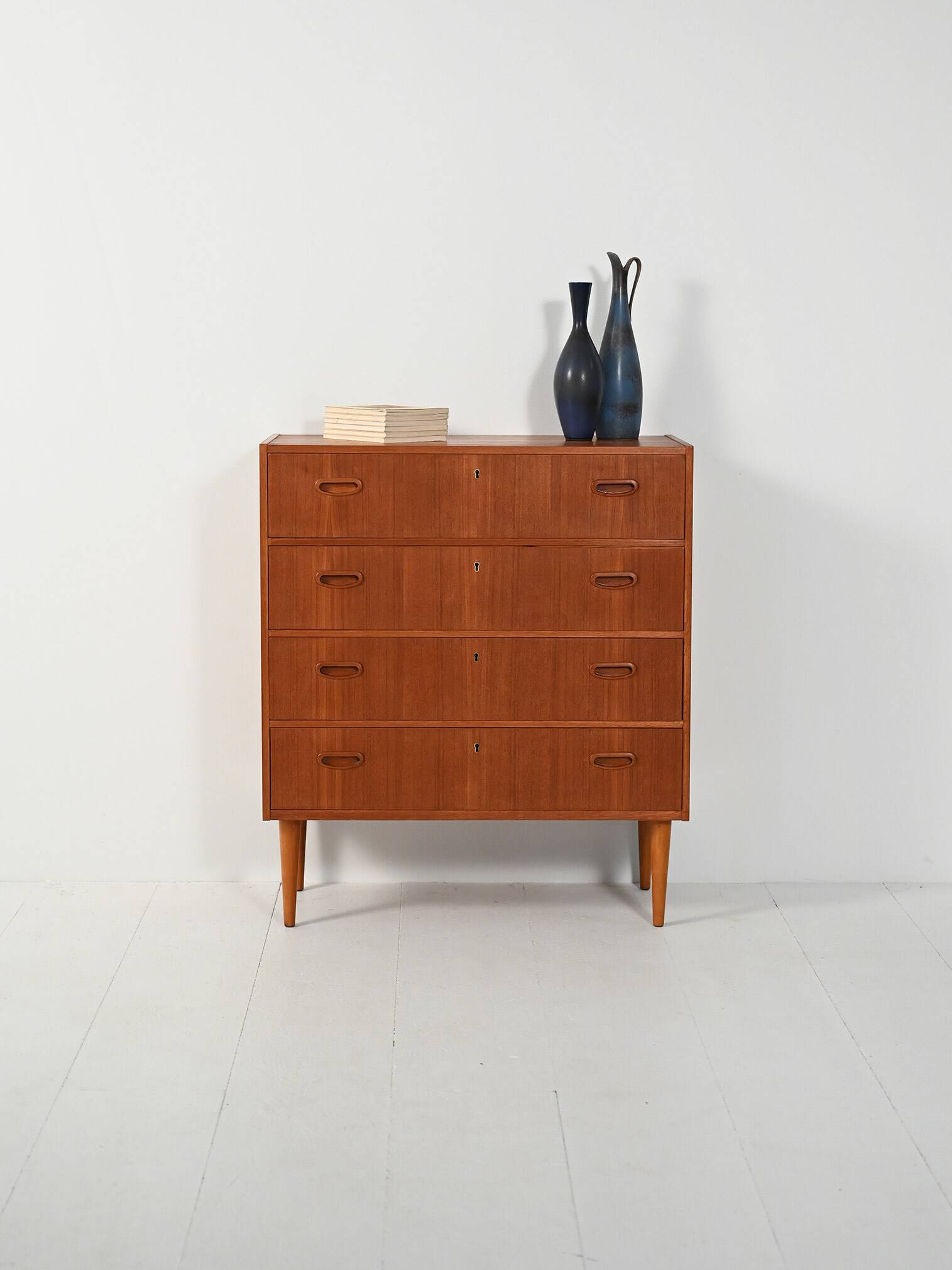 Scandinavian chest of drawers, 1950s–60s, teak