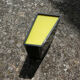 Yellow and black industrial sign apostrophe