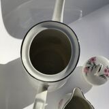 Théière cafetière et crémier porcelaine Limoges art déco