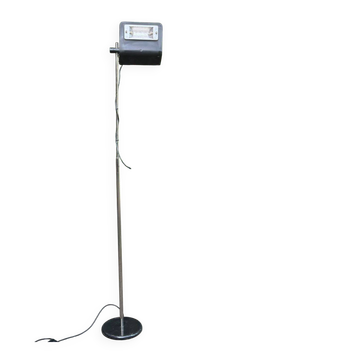 Italian floor lamp Bis black by Bruno Gecchelin for Arteluce 1975