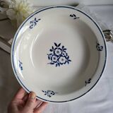 Large round hollow dish in earthenware Moulin des Loups & Hamage