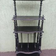 Black wooden Napoleon III shelf