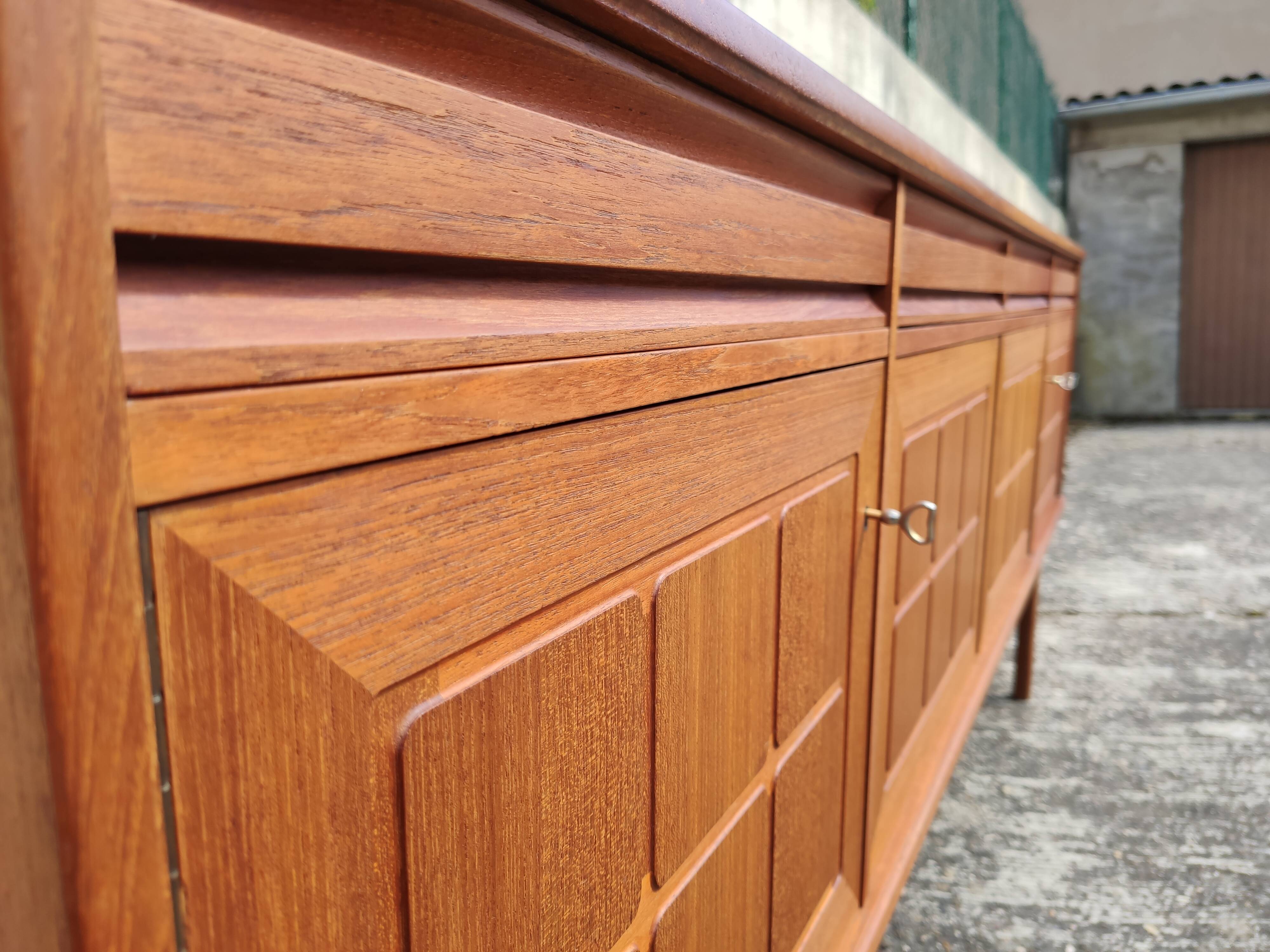 Scandinavian teak strand Nordas Bruk Norway 1960s