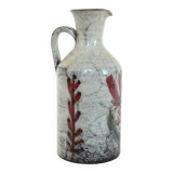 Ceramic pitcher by Gustave Reynaud, Atelier le Mûrier, Vallauris, circa 1960