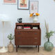 Secrétaire vintage scandinave en teck