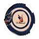 Old fish plate in Henriot Quimper faience - Port-en-Bessin