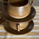 service of 6 cups and saucers HB Henriot Quimper France