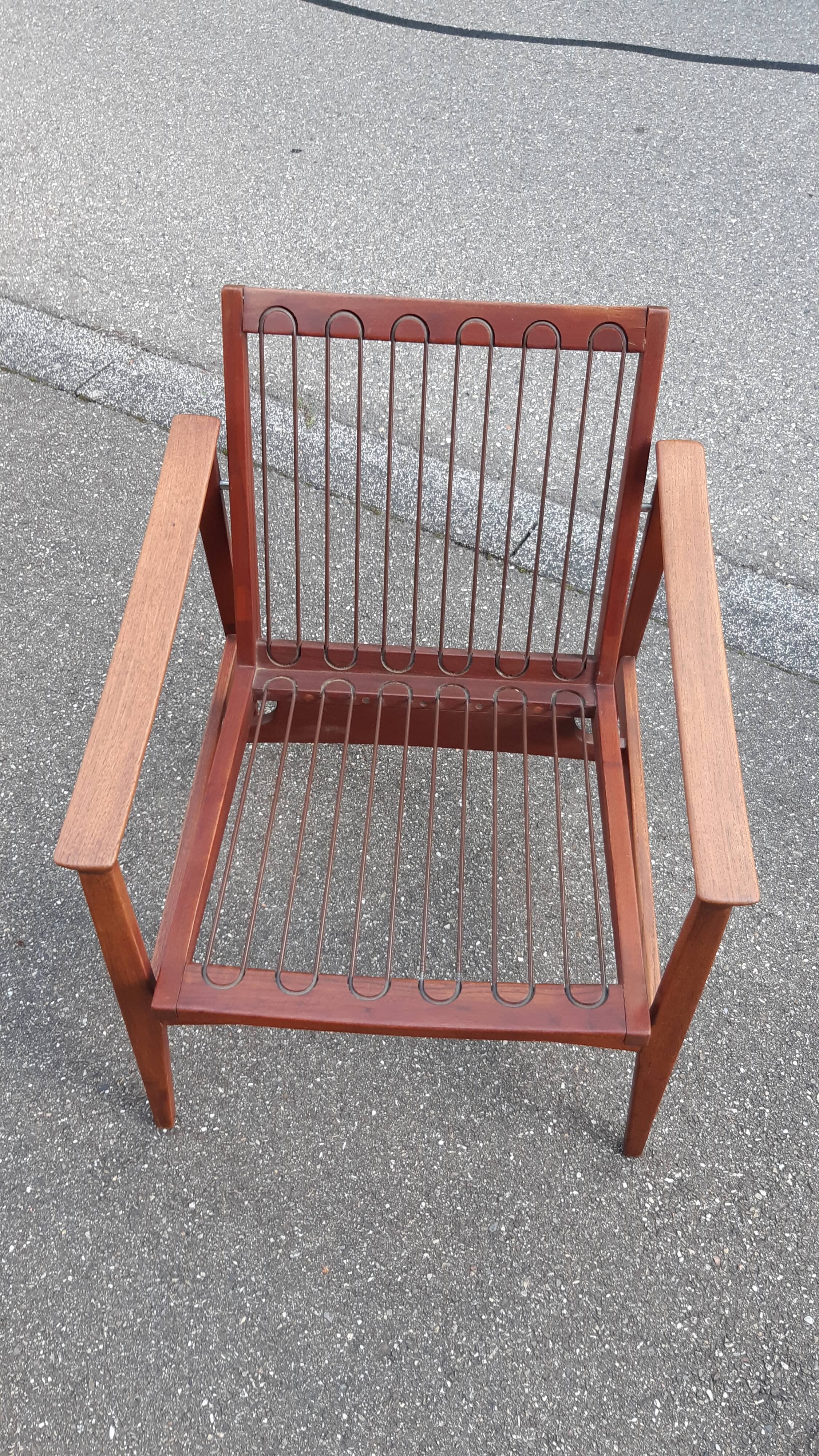 Scandinavian teak armchair 1960